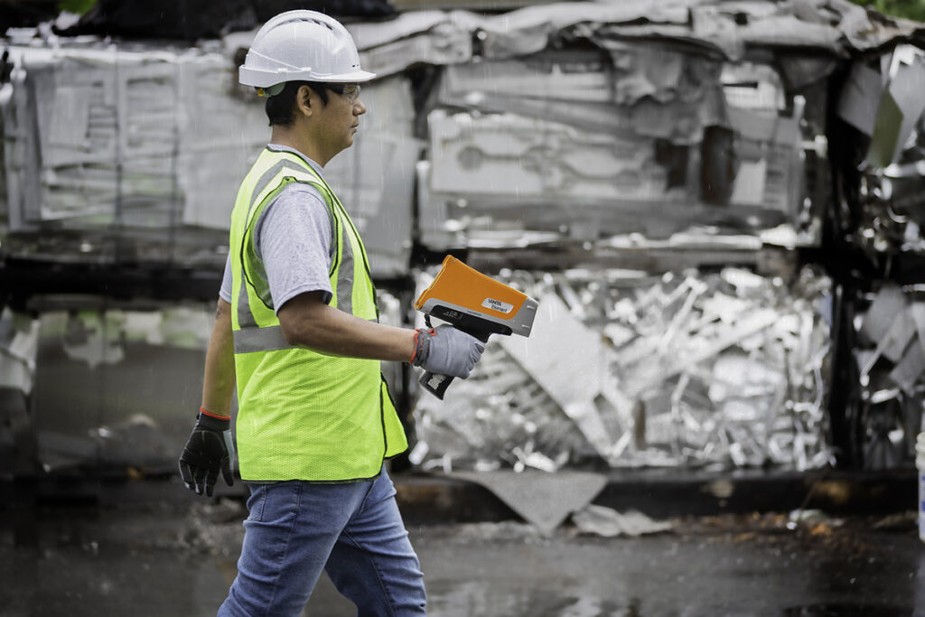 man with xrf yzindustries