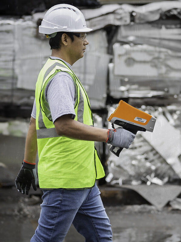 man with xrf yzindustries